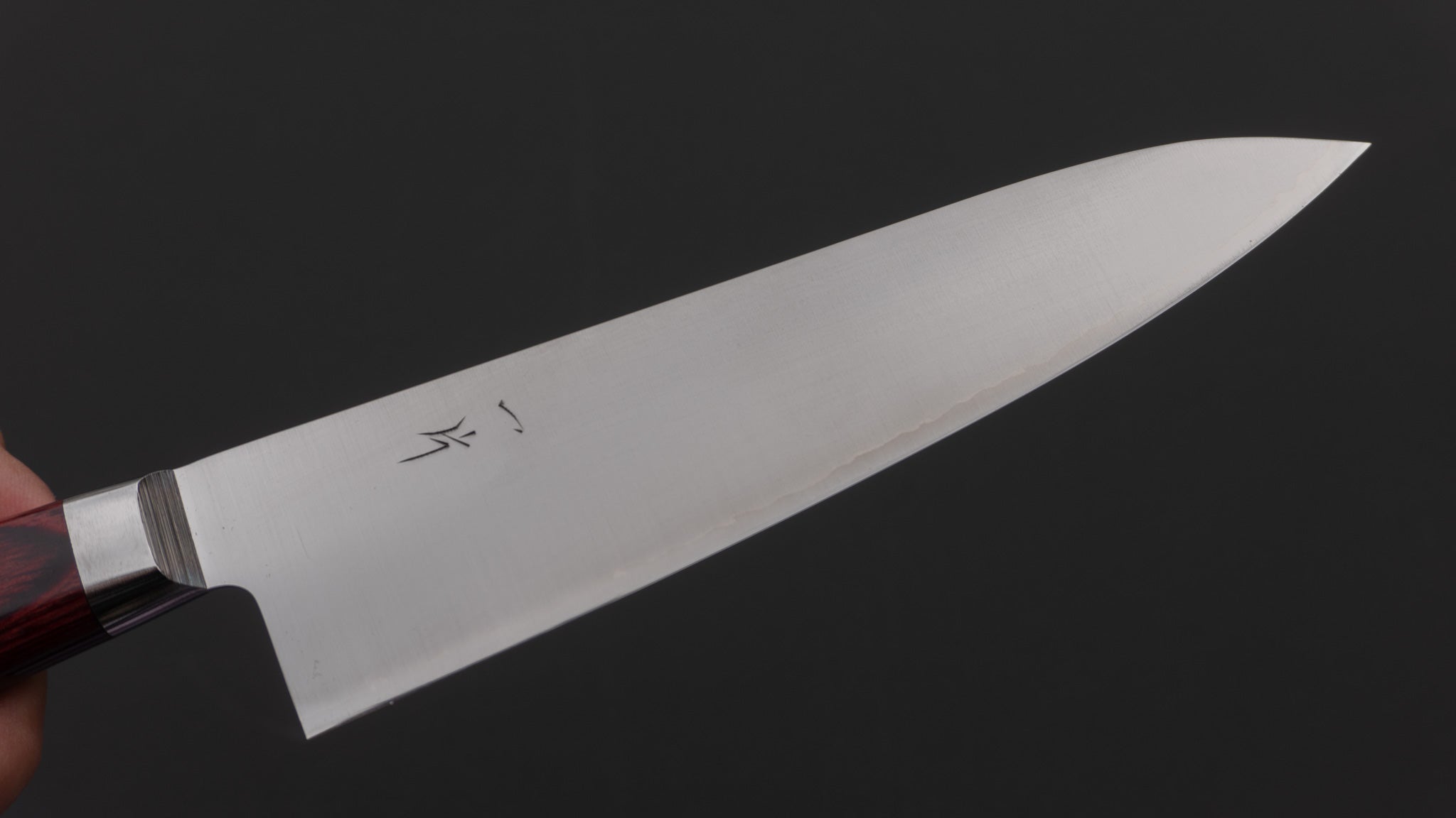 Hitohira TP Gyuto 180mm Japanese Chef Knife with Wine Pakka Handle - Professional Kitchen Knife for Sushi, Meat Cutting & Precision Cooking