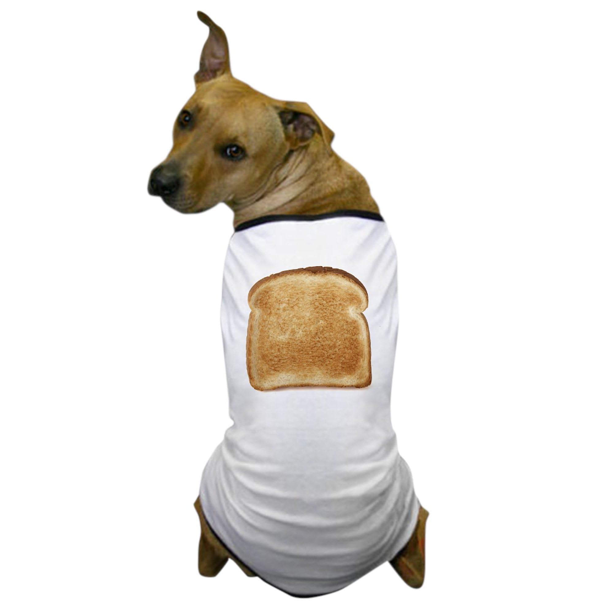 Funny Toast Dog T-Shirt - Cute Pet Clothing & Costume for Small Medium Large Dogs - Perfect for Birthday Parties, Halloween & Dog Lovers