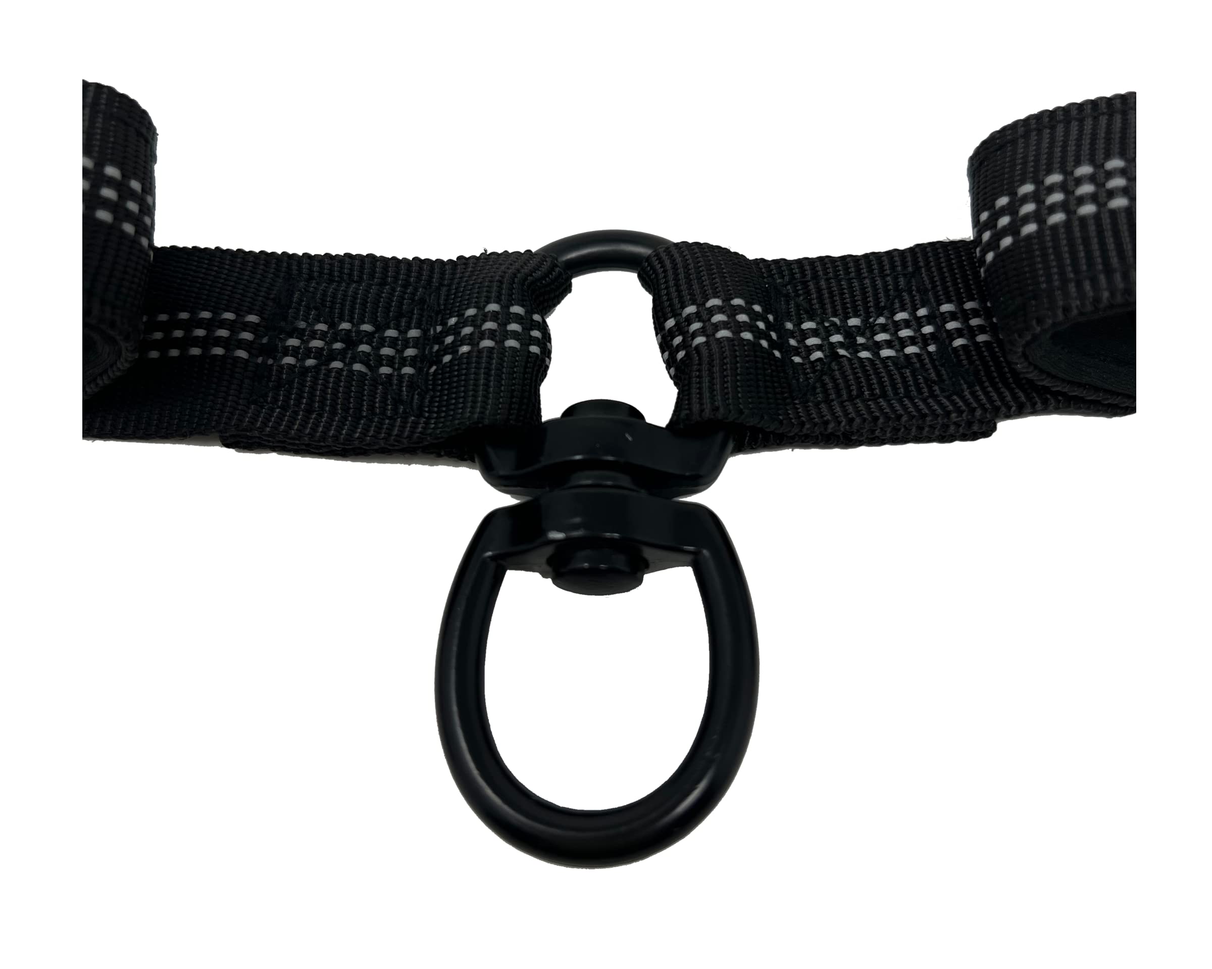 Durable Double Dog Leash with Bungee & Reflective Attachment - Tangle-Free Hands-Free Shock Resistant Leash Extension for Walking, Running & Hiking with Two Dogs