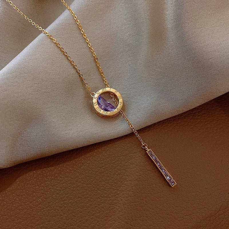 Domnica Necklace for Women - Elegant Gold Plated Pendant Jewelry Gift for Her | Perfect for Parties, Weddings & Special Occasions