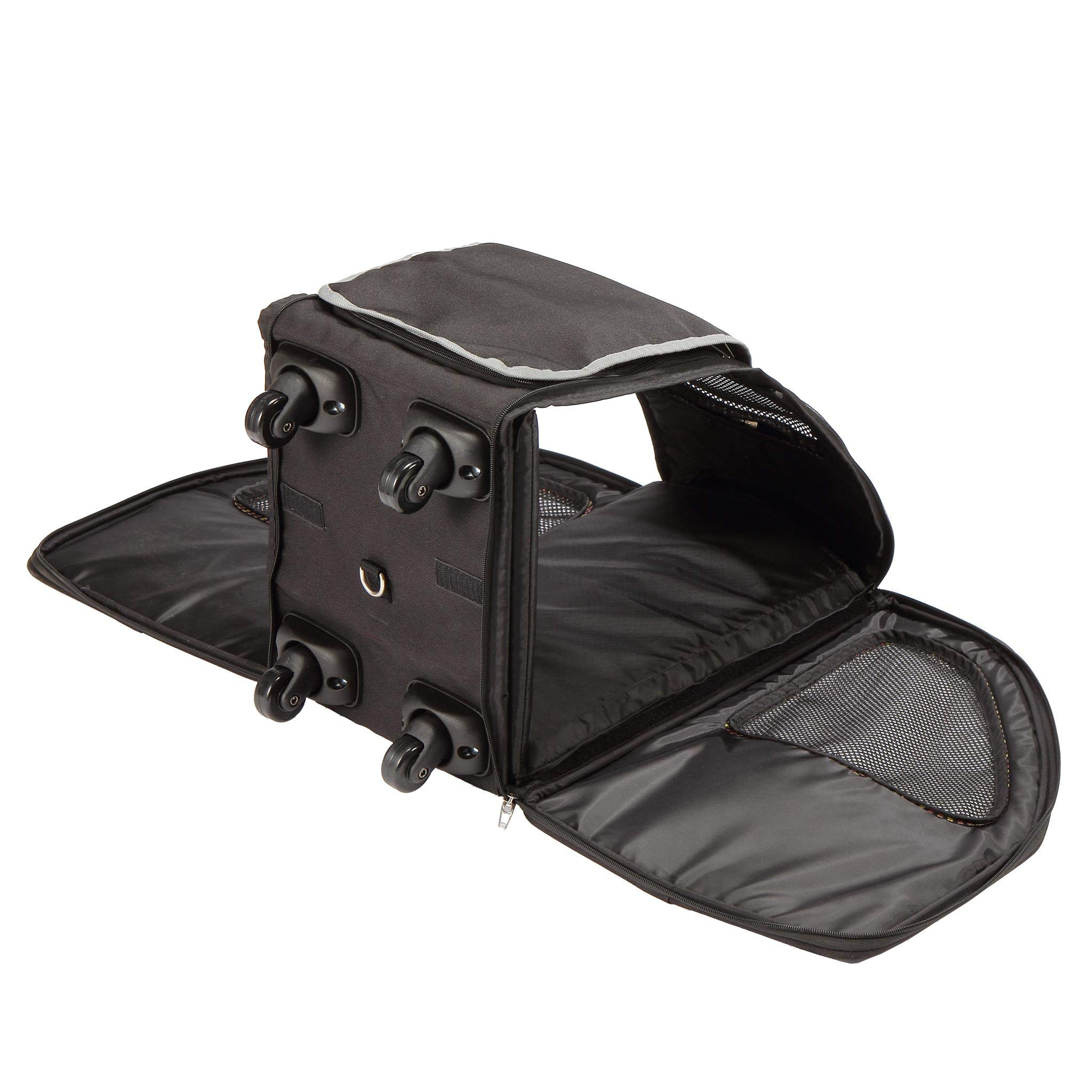 Petique Pepper 5-in-1 Complete Travel System with Pet Carrier & Stroller for Small Dogs and Cats | Portable Pet Gear for Car, Airplane & Outdoor Adventures