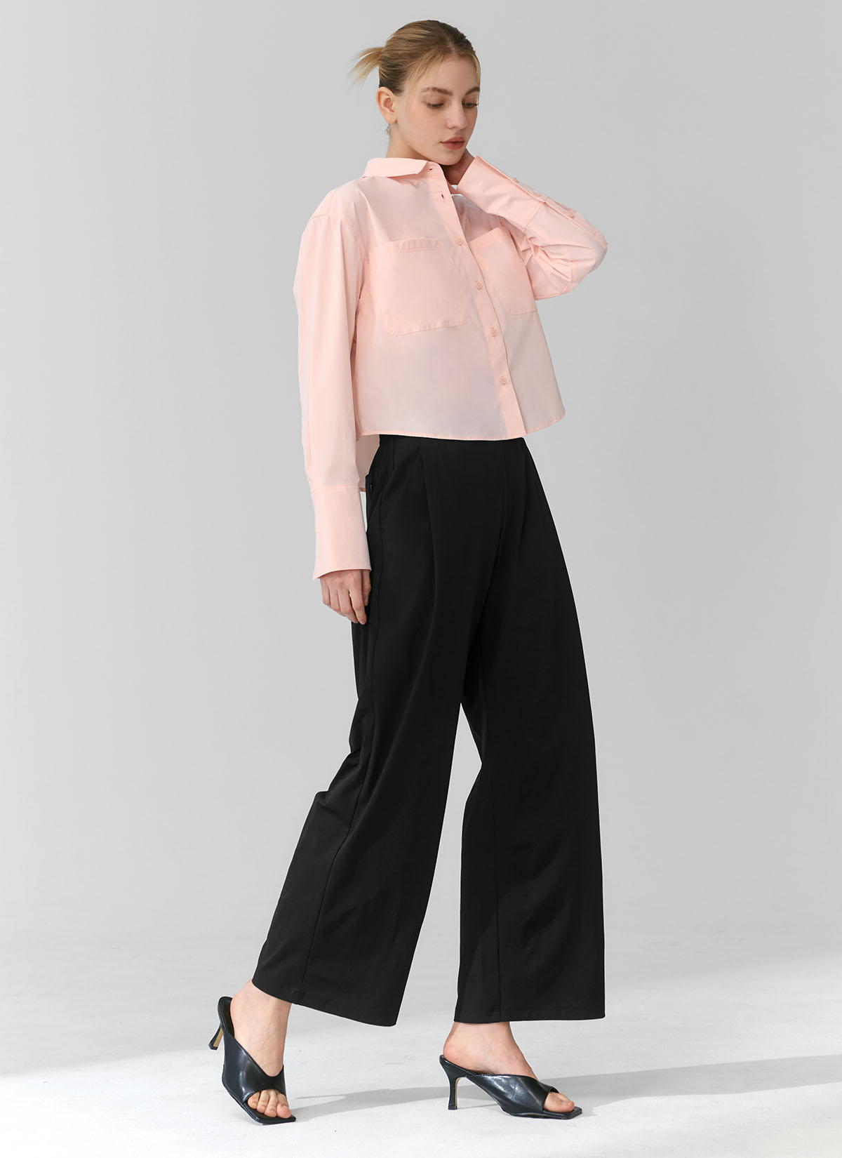 Breathable Stretch Crop Top for Women - Comfortable & Stylish Casual Wear for Yoga, Running & Everyday Outfits
