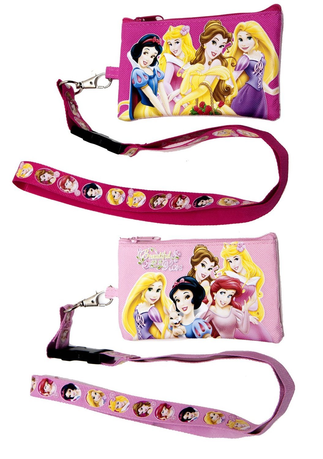 Disney Princess Lanyard with Coin Purse - for ID Badges & Keys