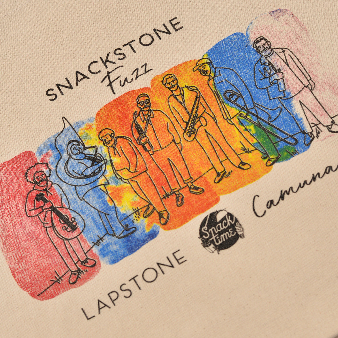 Camuna Cellars x Lapstone Snackstone Fuzz Tote Bag in Natural - Stylish & Eco-Friendly Reusable Shopping Tote for Groceries, Beach Trips & Farmers Markets