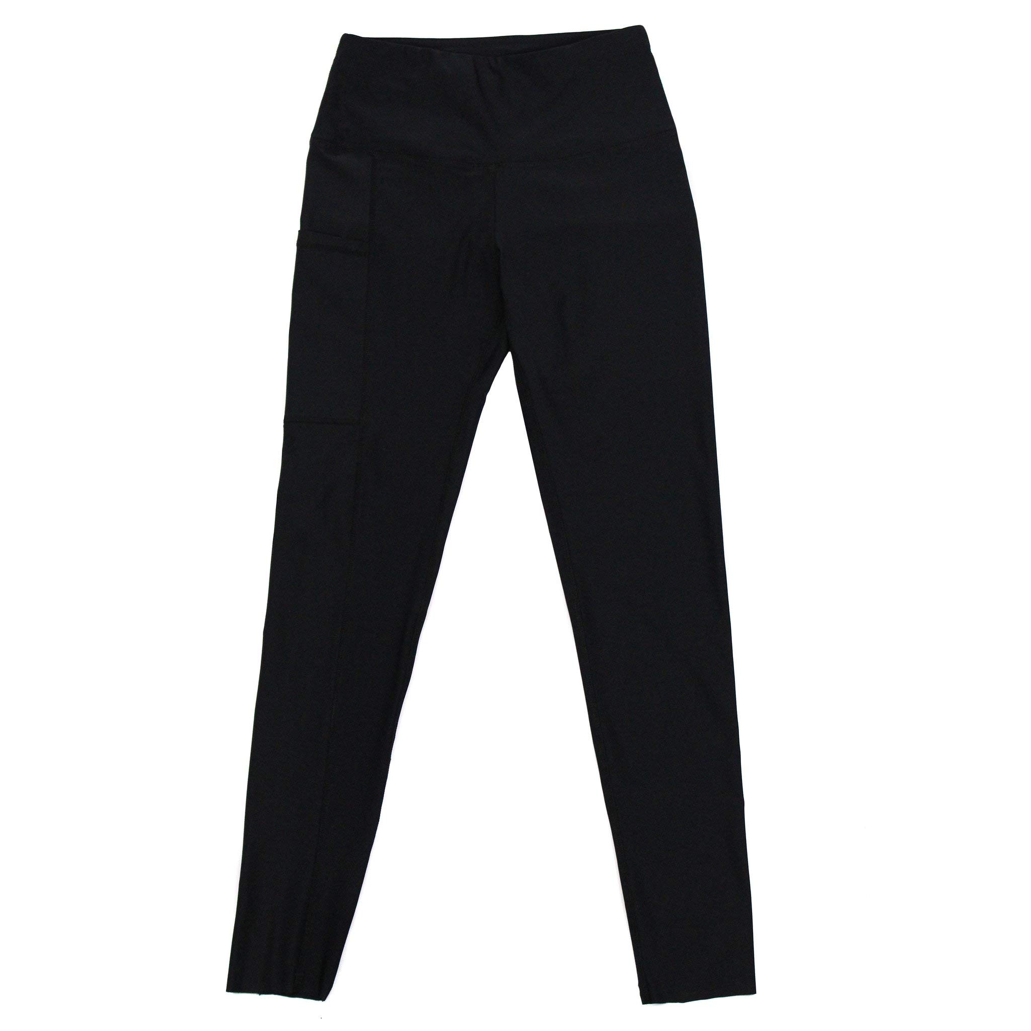 SwimZip Women's UPF 50+ Swim Leggings - Sun Protective Swim Pants for Beach, Pool & Water Sports - Black