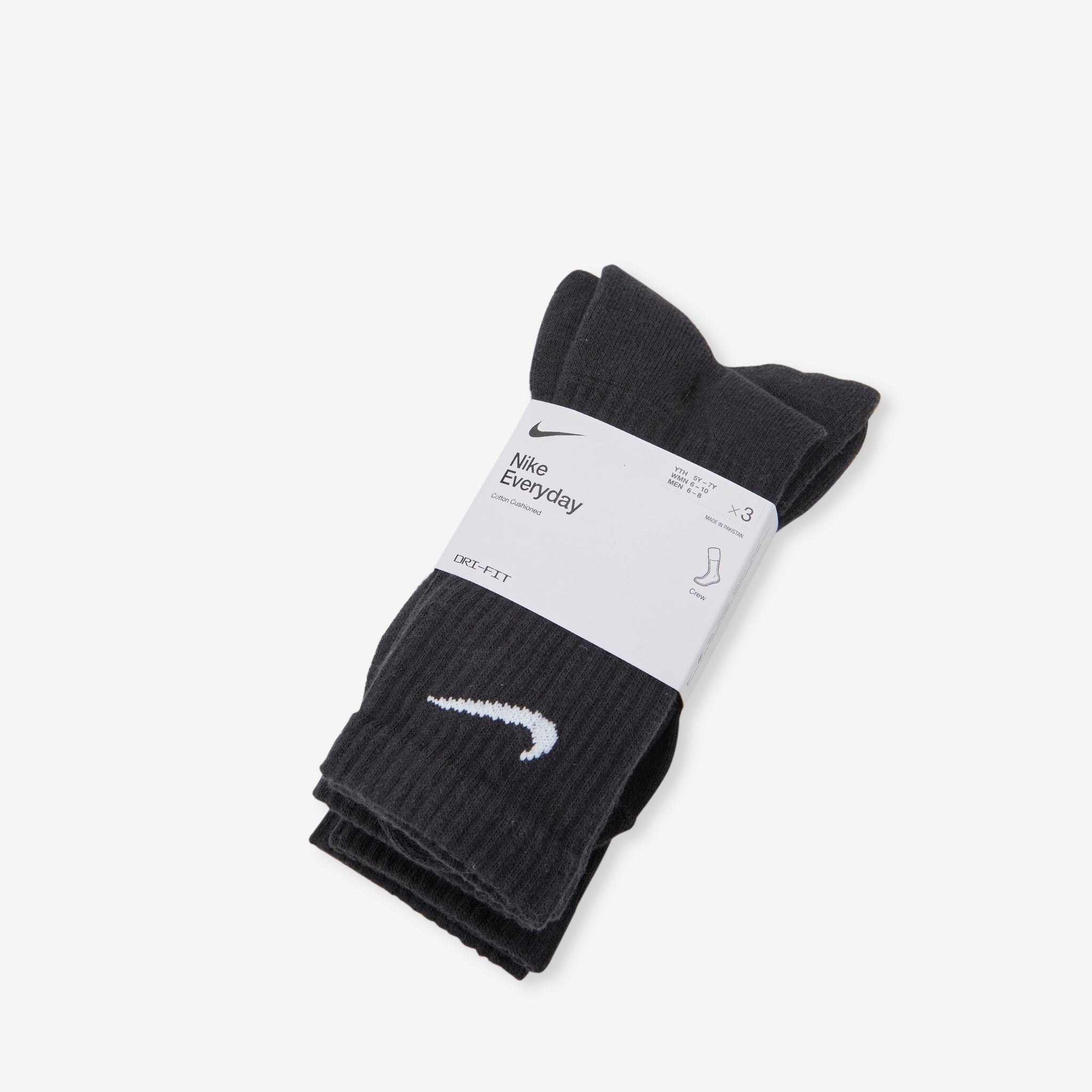 Premium Cushioned Training Crew Socks for Men & Women - Black & White | Comfortable Athletic Socks for Running, Gym, Workout & Everyday Wear