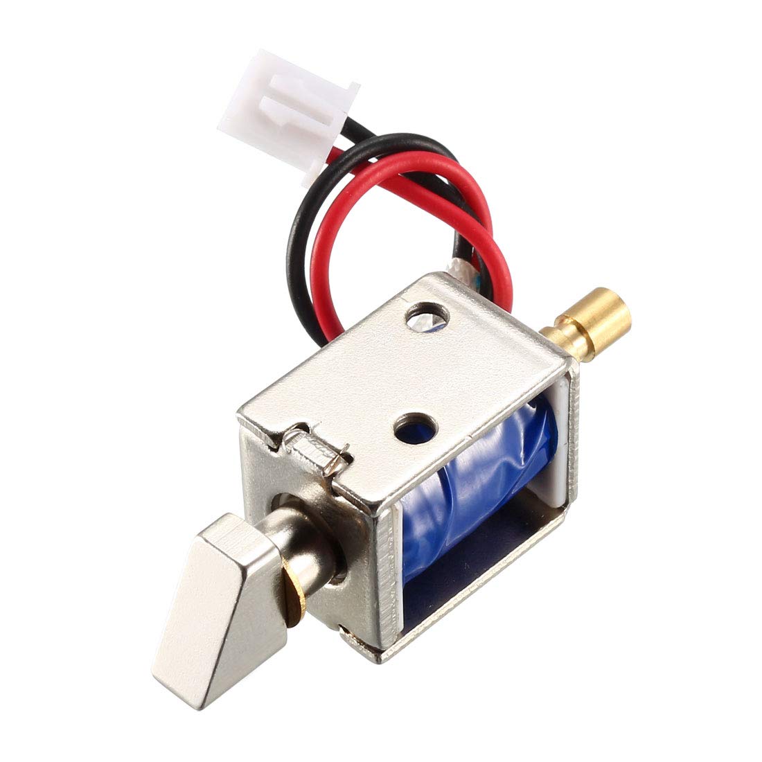 12V DC 4mm Mini Electromagnetic Solenoid Lock - 0.43A Electric Door Lock Mechanism | Secure Cabinets, Mailboxes & Smart Home Access Control Systems
