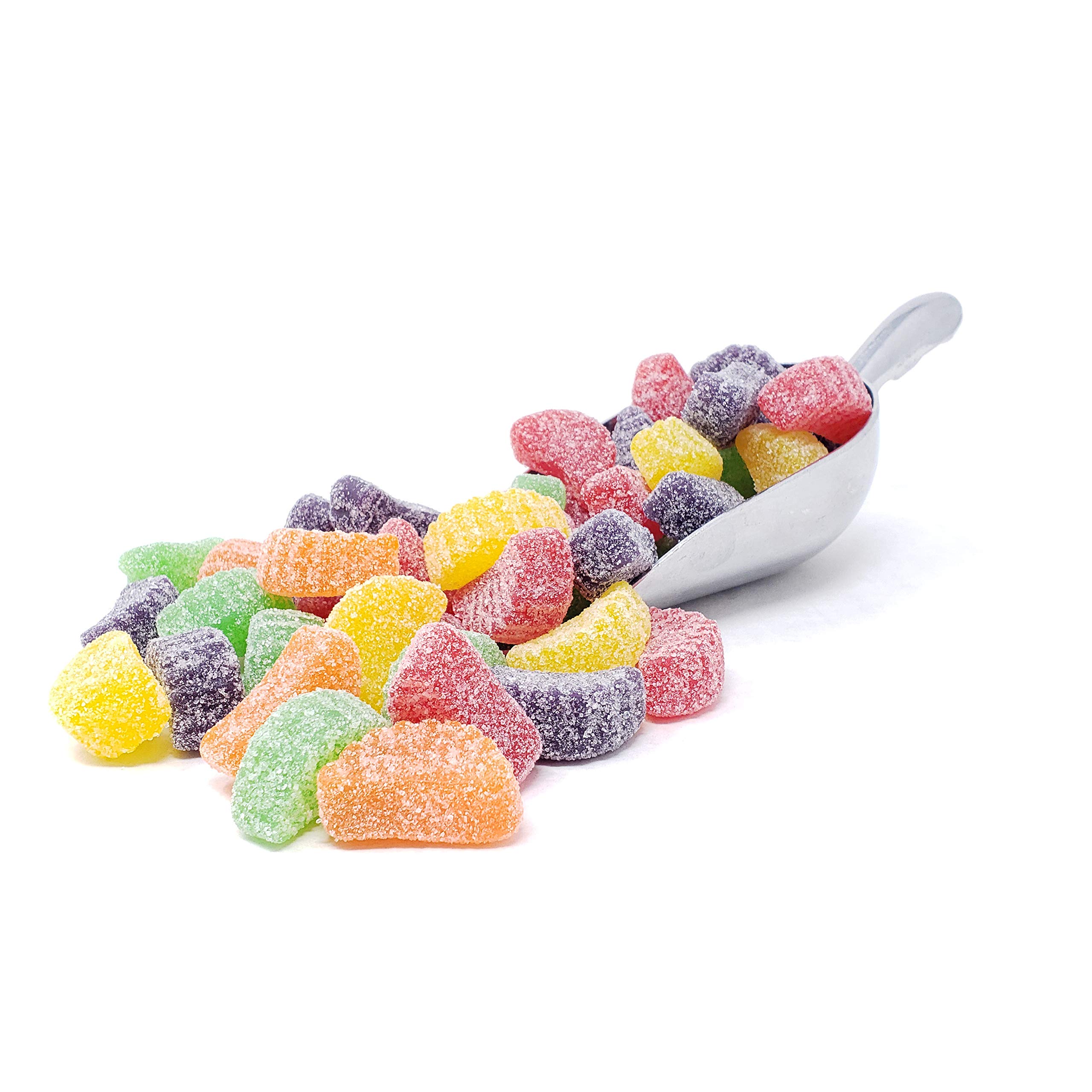 Assorted Fruit Slices Candy - 1 Pound Bulk Candy for Parties, Gifts & Dessert Toppings | Sweet & Tangy Fruit Flavored Candy for Baking, Snacking & Candy Buffets