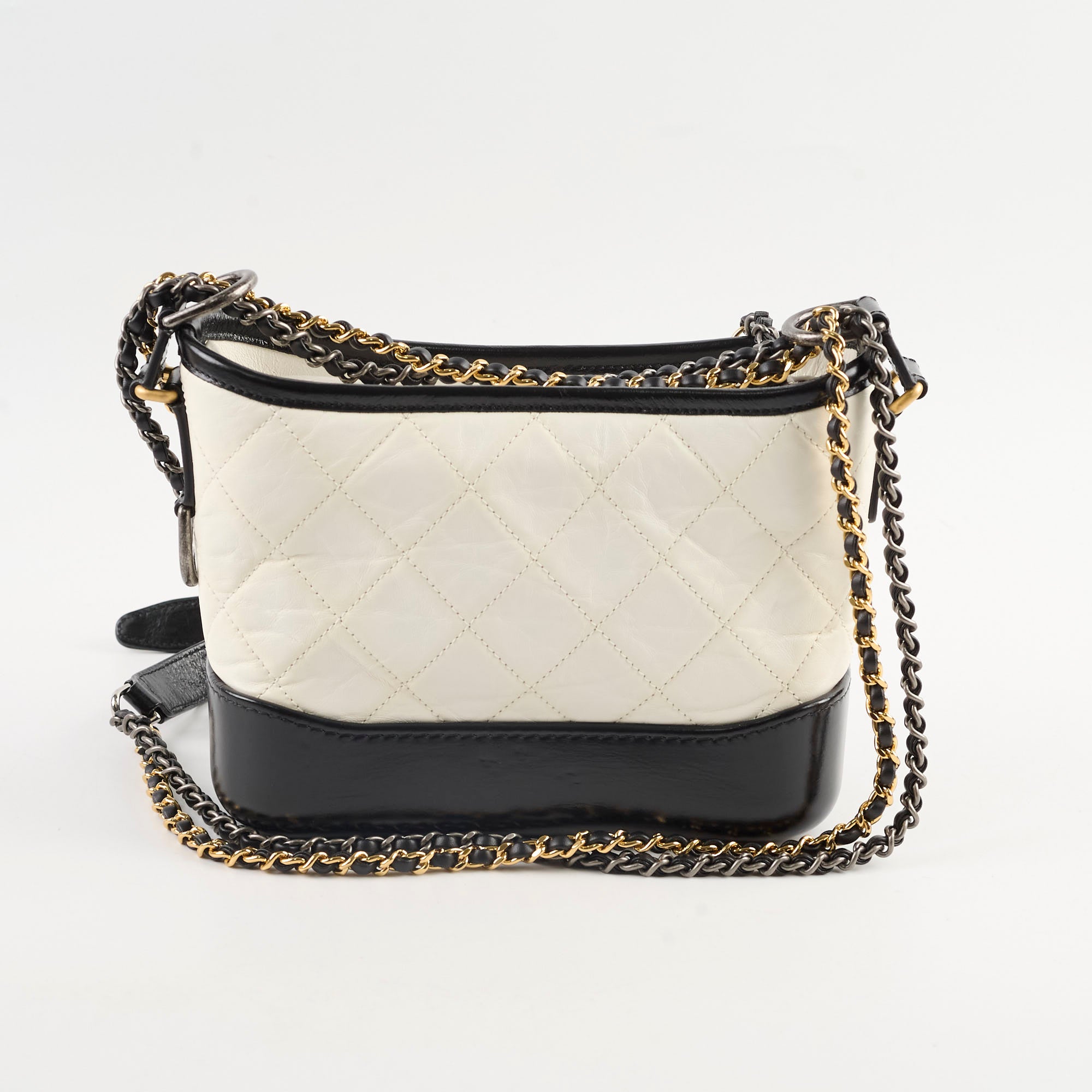 Chanel Small Gabrielle Bag Black & White - Luxury Crossbody Handbag for Women, Perfect for Date Night & Evening Events