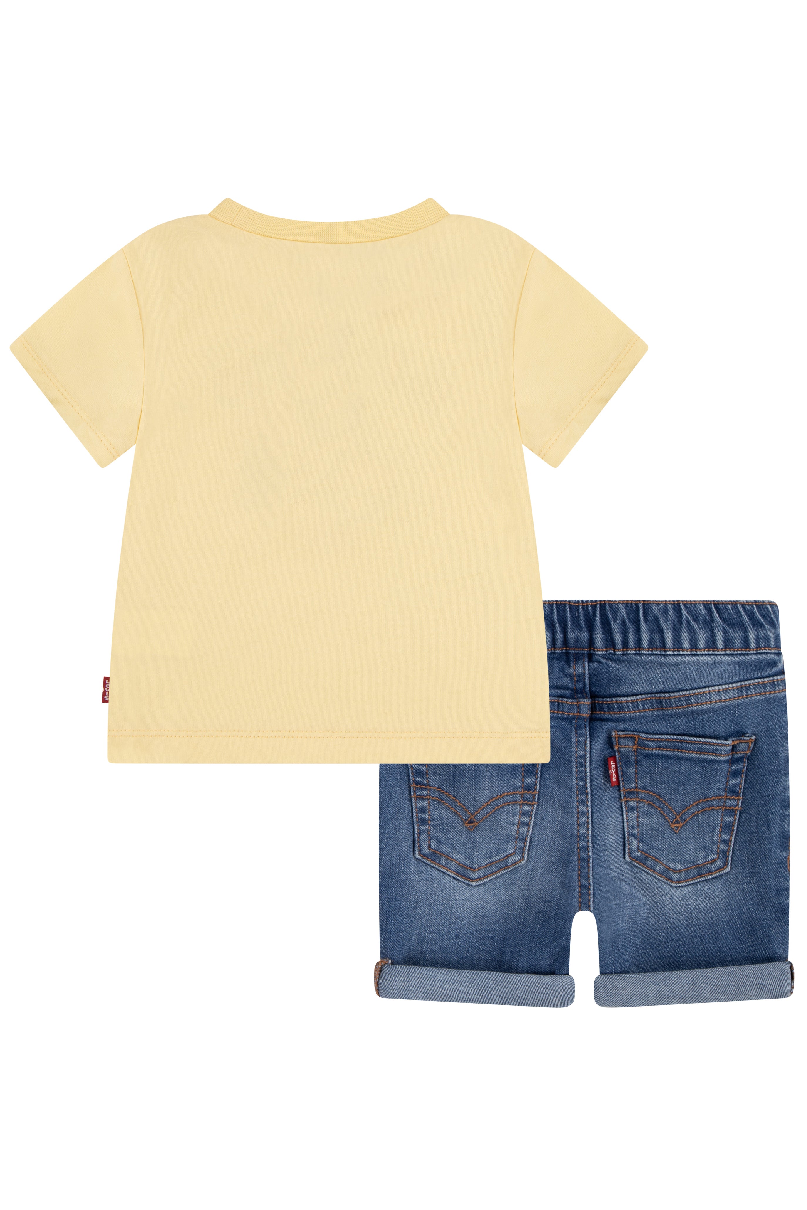 Lemon Bear Graphic T-Shirt & Denim Shorts Set - Cute Summer Outfit for Women | Casual Streetwear, Beach Vacation, Festival Fashion