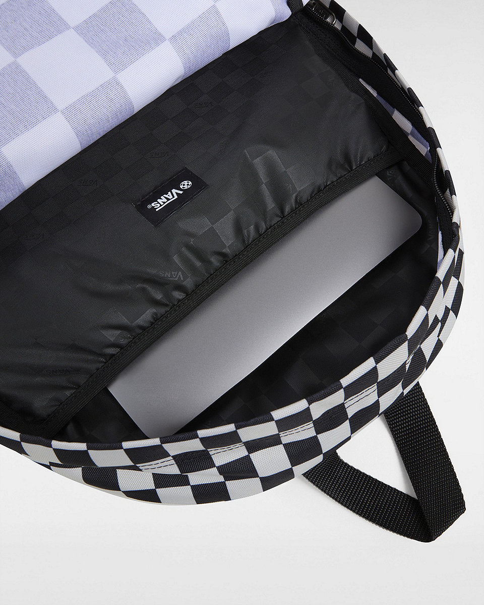 Vans Old Skool Check Black/White Backpack - Stylish Unisex School & Travel Backpack for Students & Commuters