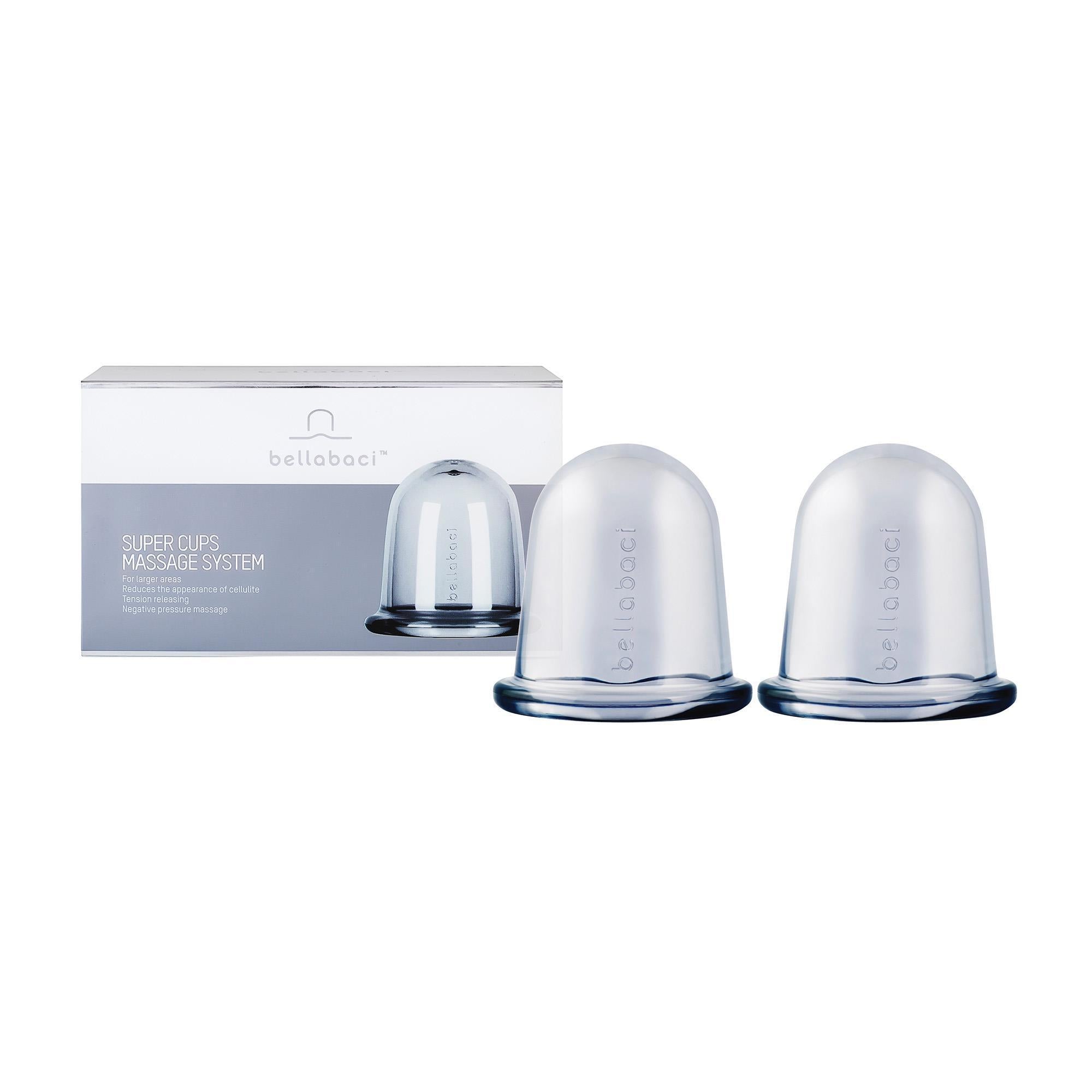 Bellabaci Super Body Cups - Medium Strength (2 Pack) | Buy 2 Get 1 Free | Professional Cupping Therapy for Pain Relief & Relaxation | Perfect for Home Spa & Massage Therapy