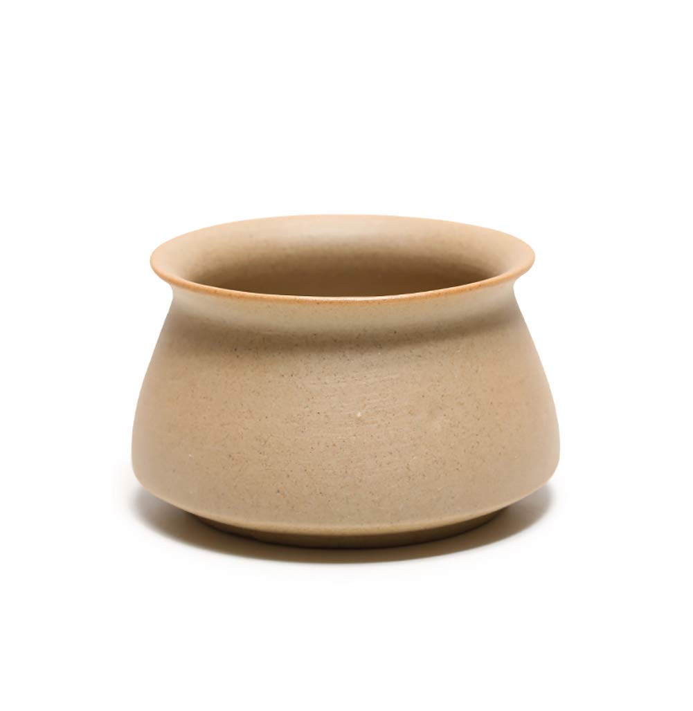 ZBling 9-11cm Ceramic Succulent Planter - Small Cactus & Bonsai Flower Pot with Drainage Hole - Perfect for Home Decor, Office Desk & Indoor Gardening