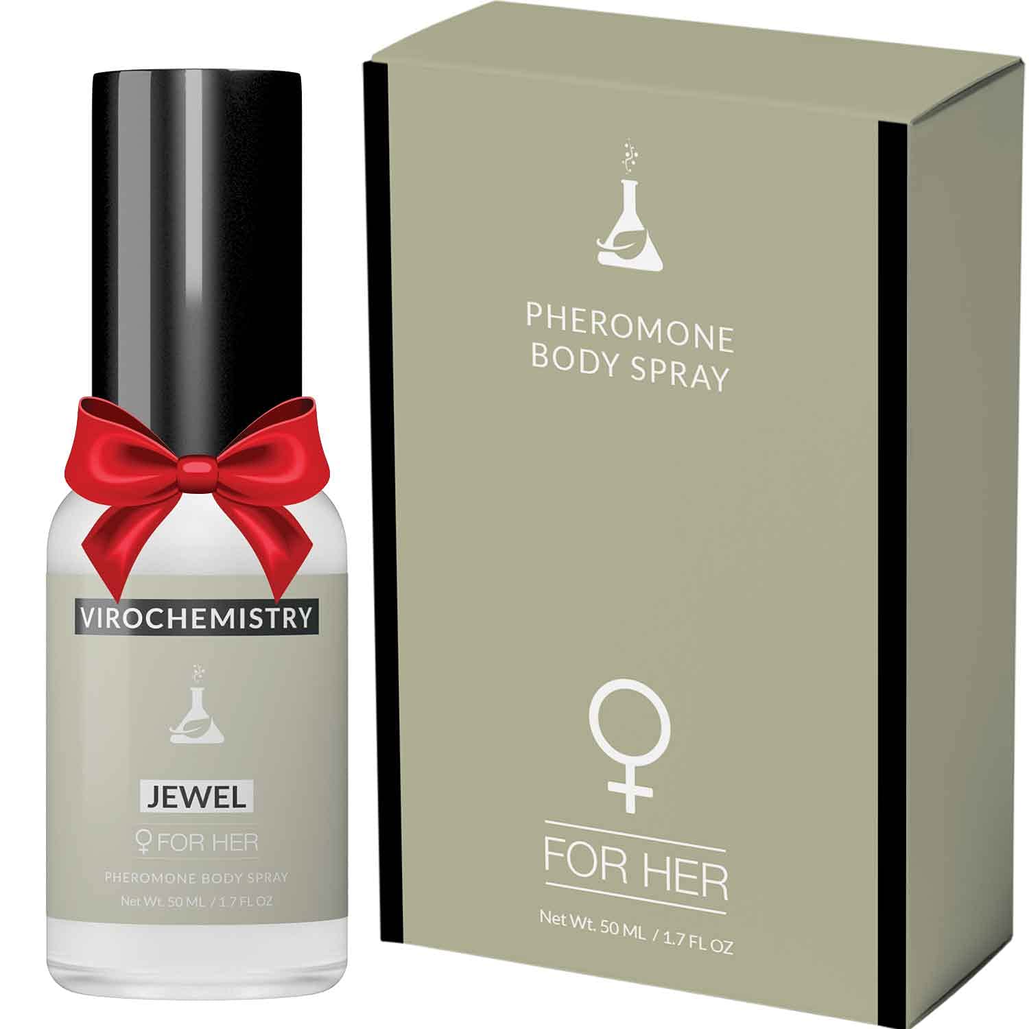 Pheromones for Women - Elegant Ultra Strength Organic Body Spray 50mL | Human Grade Pheromone Fragrance to Attract Men | Perfect for Date Nights, Romantic Encounters & Confidence Boosting
