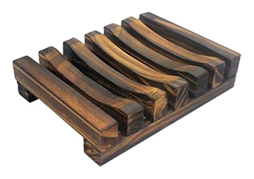 Natural Wood Soap Dish & Holder - Karazan Bathroom Organizer for Bar Soap | Eco-Friendly Bamboo Soap Tray | Perfect for Shower, Sink, and Vanity Countertop Decor