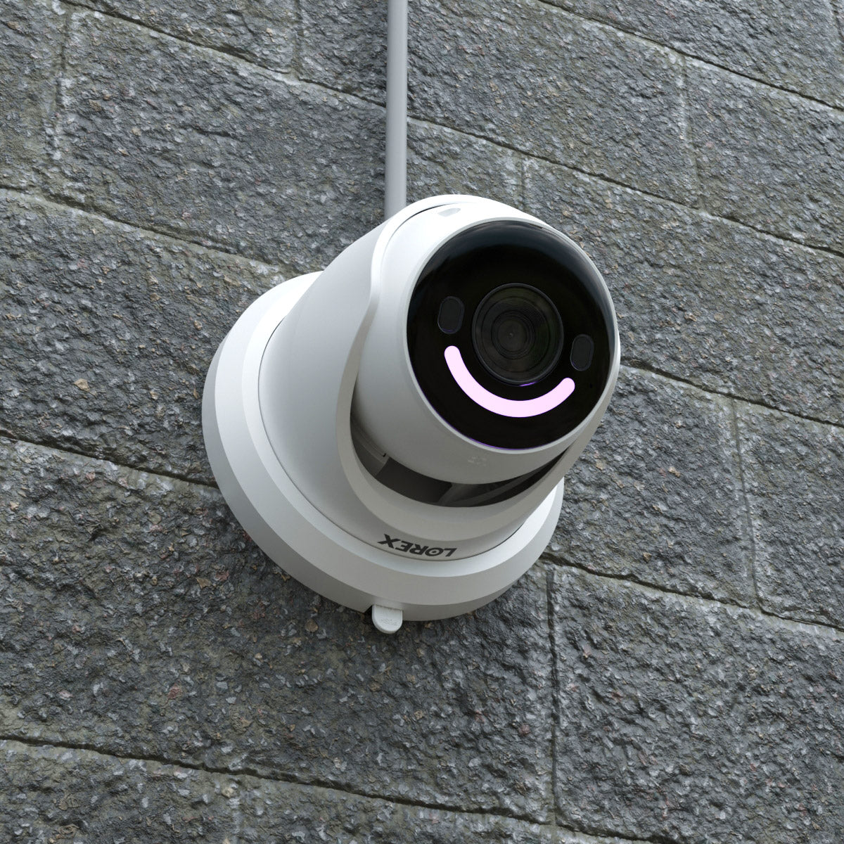 Lorex H12 4K Wired Security Camera with Smart Lighting & Motion Detection - Outdoor/Indoor Home Surveillance for Day & Night Protection
