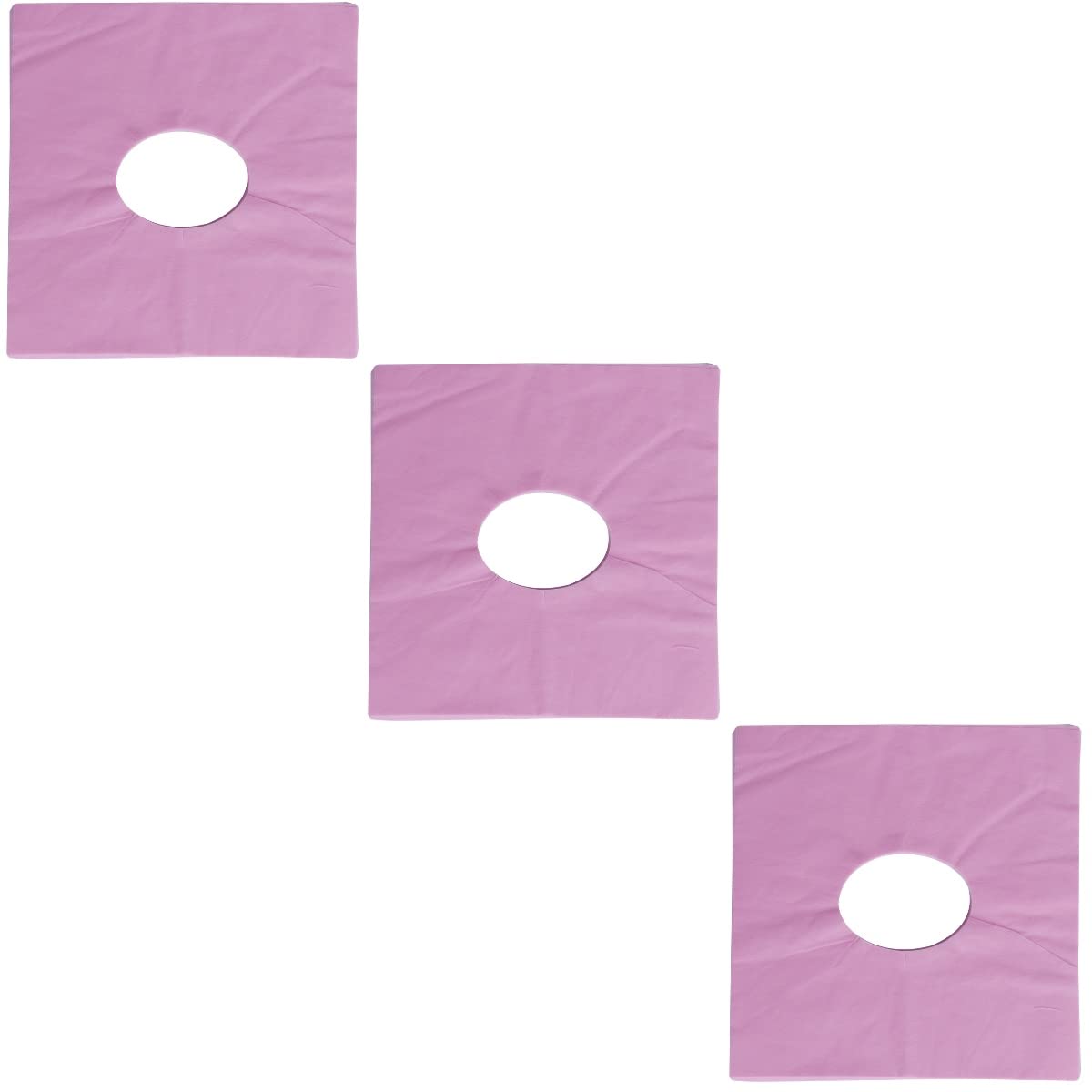 DOITOOL 300pcs Disposable Face Massage Covers - Soft Pink Headrest Covers for Massage Tables & Spas - Hygienic Salon Accessories for Facial Treatments & Spa Sessions