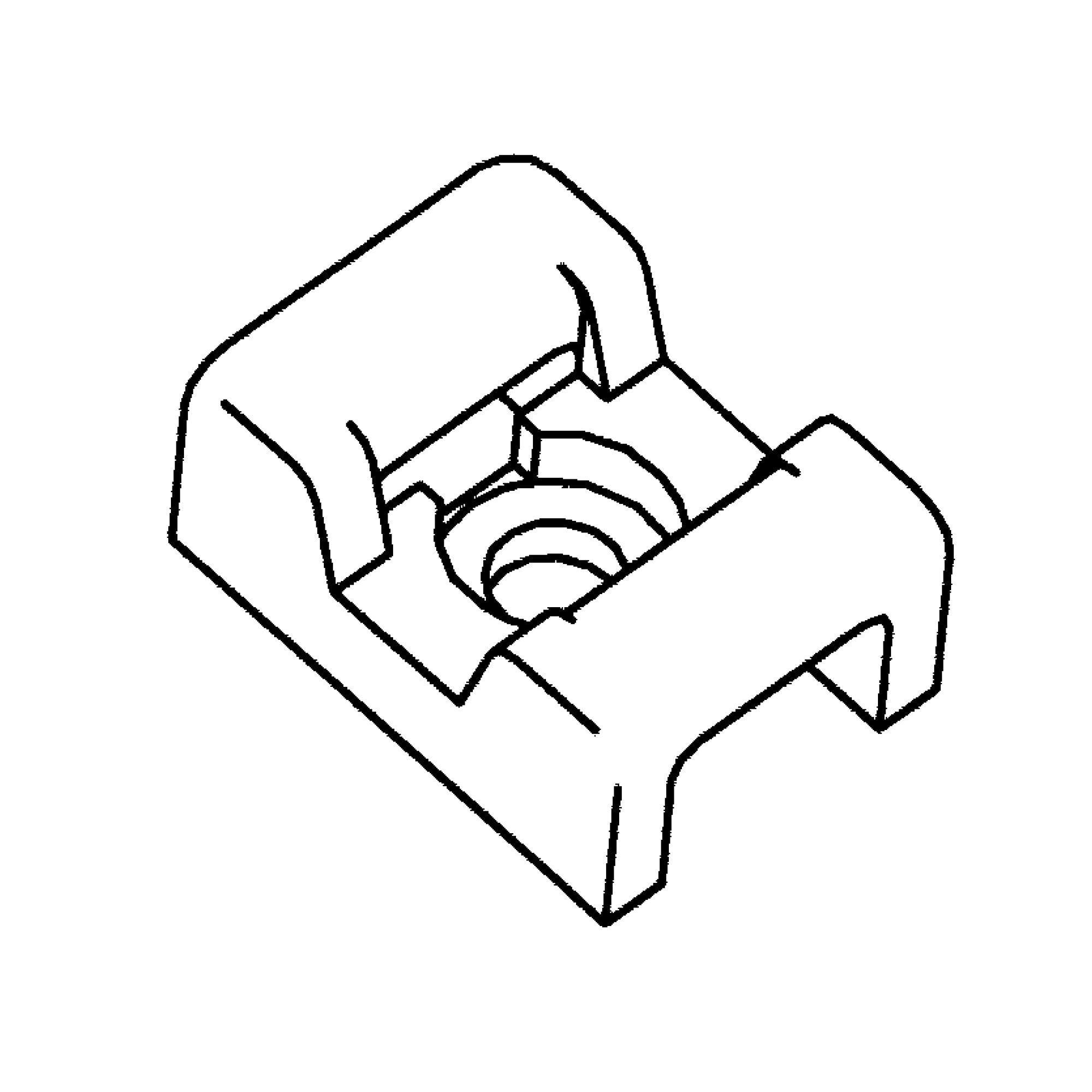 3M Cable Tie Base 06299 - Screw Mount Nylon Cable Organizer (0.87
