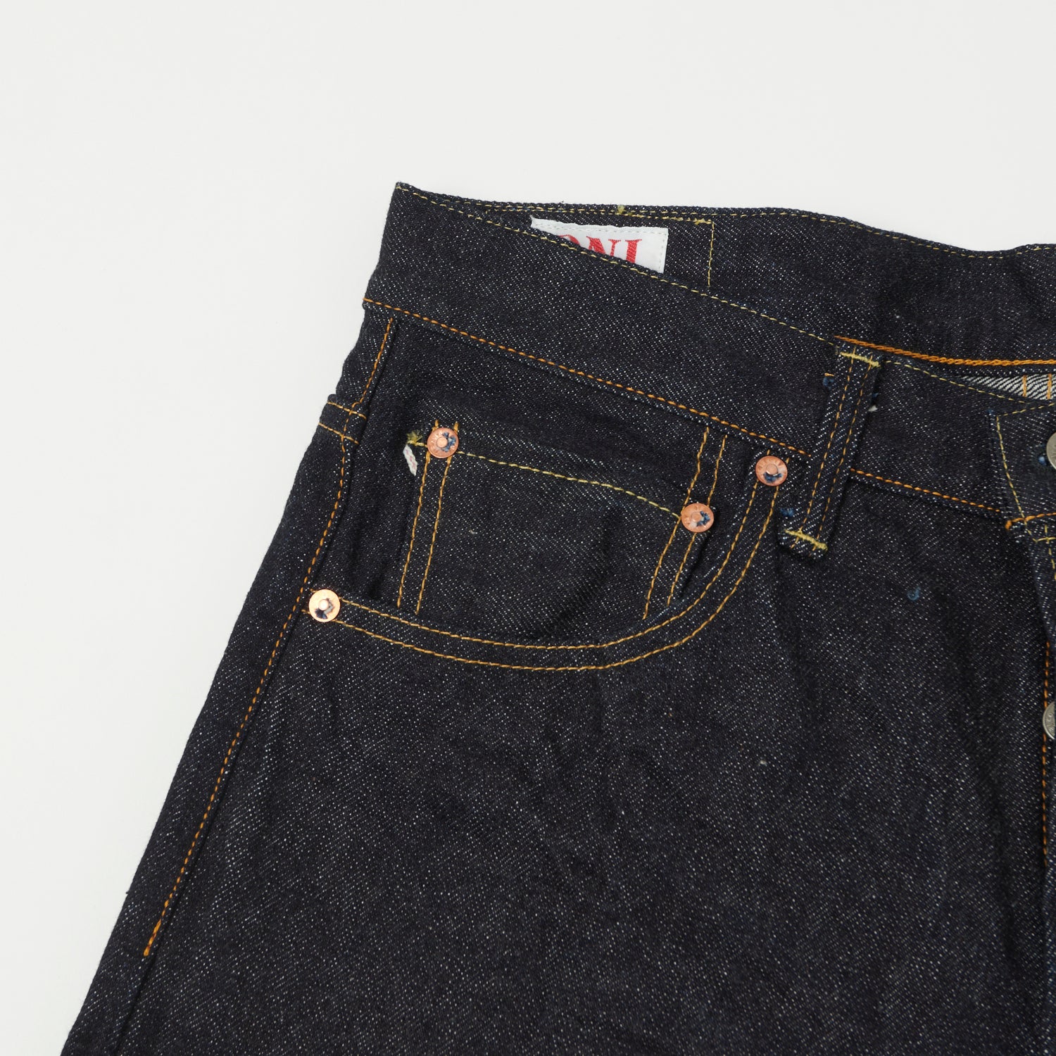 ONI 200 15oz Wide Straight Jeans for Men - One Wash Denim Pants | Comfortable & Durable Raw Selvedge Jeans for Casual Wear & Everyday Outfits