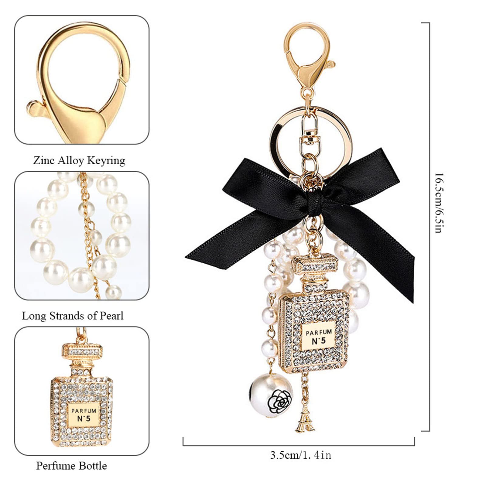 Stylish Women's Keychains - Durable Car Key Accessories & Handbag Decorations for Everyday Use | Perfect Gift for Her