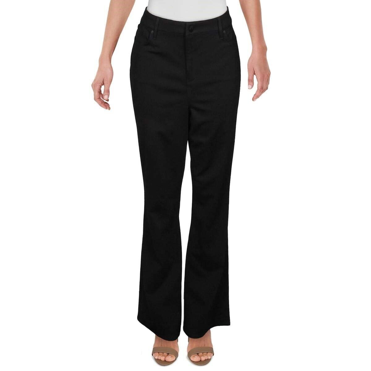 NYDJ Women's Marilyn Straight Leg Ponte Knit Pants - Comfortable Stretch Work Pants for Office & Business Casual Wear