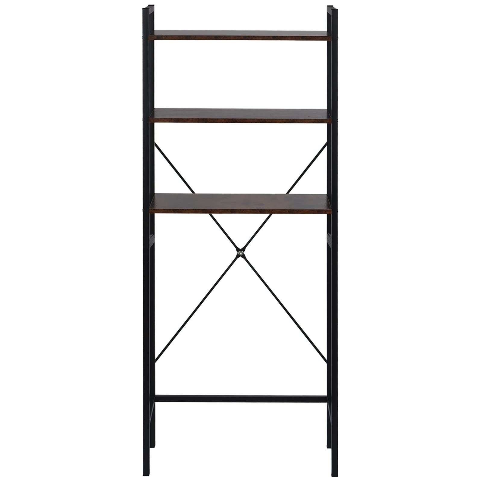 GEQSWP Over The Toilet Bathroom Shelf - Metal Bathroom Storage Cabinet Organizer with Adjustable Shelves for Small Space Saving | Perfect for Bathroom, Toilet & Shower Organization