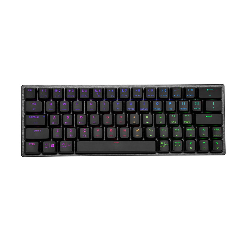 Cooler Master SK622 RGB Wireless Mechanical Keyboard with Brown Switches - Compact 60% Design, Bluetooth Connectivity, Backlit Keys for Gaming & Typing - Ideal for Office, Home & Travel Use (2-Year Warranty)
