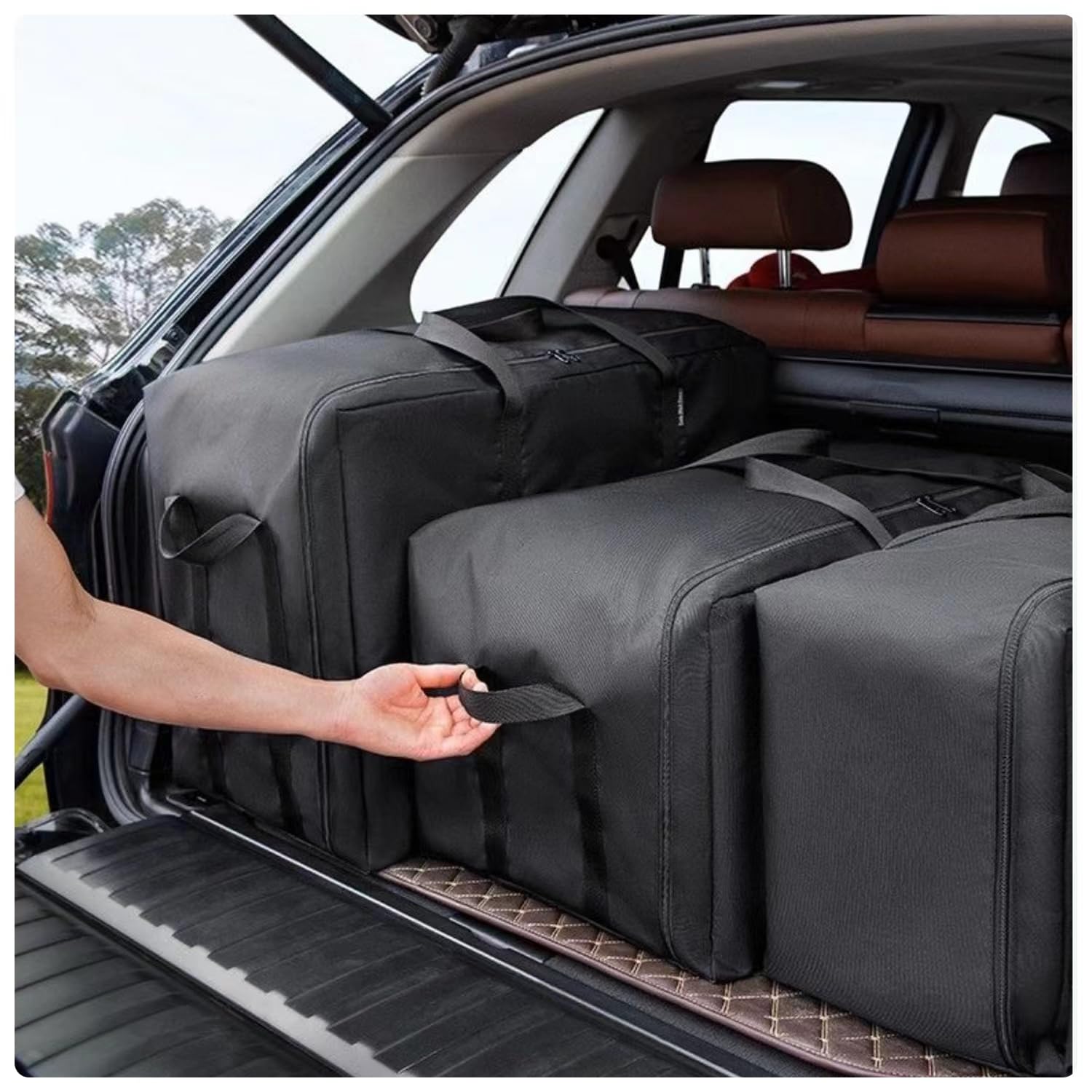 Heavy Duty Foldable Duffle Bag - Large 27.6 x 11.8 x 10.2 Inch Travel Gym Bag for Sports Equipment, Hiking & Camping Gear - Waterproof Storage Bag for Coaches, Athletes & Outdoor Enthusiasts | Perfect for Team Travel, Workout & Adventure Trips