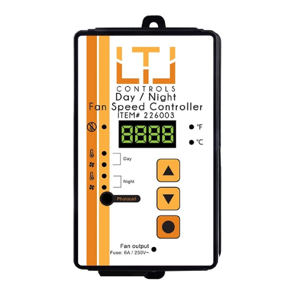 LTL Simple Fan Speed Controller - Adjustable Motor Speed Regulator for Ceiling Fans, Exhaust Fans & HVAC - Perfect for Home, Office & Workshop Cooling Solutions