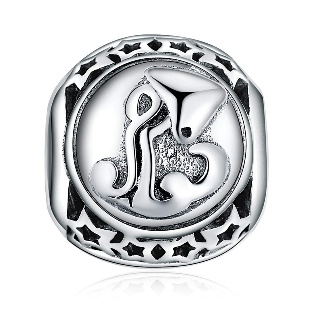 925 Sterling Silver Zodiac Sign Charms - 12 Constellation Charms for DIY Bracelets & Necklaces, Birthday Gifts for Women & Men (with Gift Box) | Perfect for Jewelry Making, Personalized Gifts & Astrology Lovers