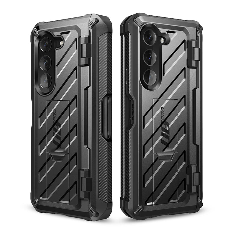 Samsung Galaxy Z Fold5 Unicorn Beetle PRO Heavy Duty Rugged Case with S Pen Holder - Shockproof & Drop Protection - Open Box Black - Perfect for Outdoor, Work & Travel Protection