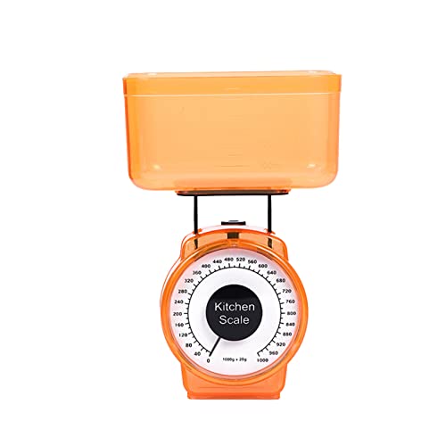 **1KG Mechanical Kitchen Scale - Easy to Read & Accurate Mini Baking Scale for Home Use | Perfect for Measuring Ingredients, Portion Control & Meal Prep**