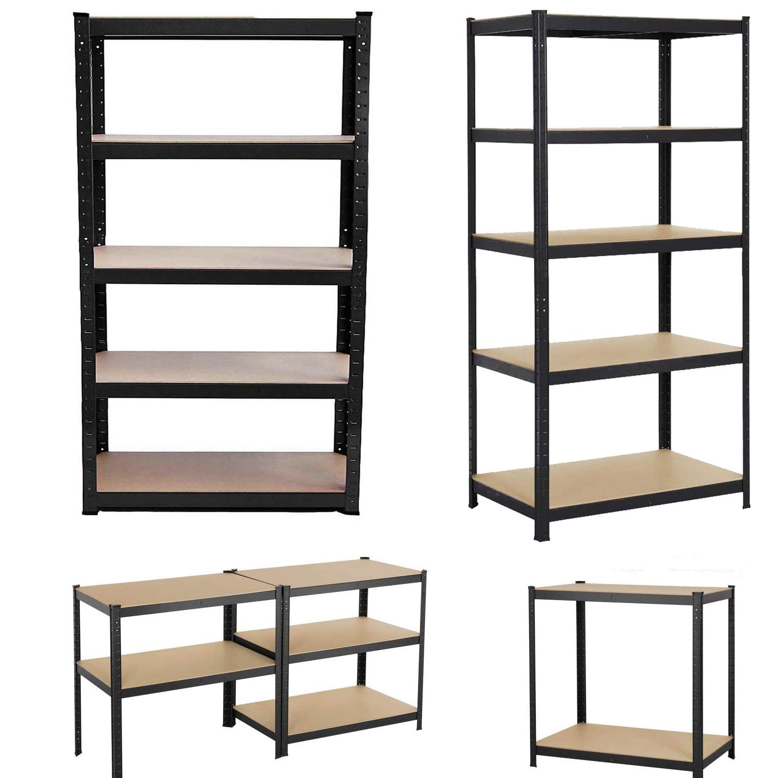 5-Tier Heavy Duty Metal Shelving Unit - 28