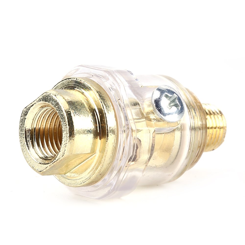 Automatic Inline Pneumatic Air Tool Oiler - Mini Lubricator for Air Compressor & Pneumatic Tools | Perfect for Nail Guns, Impact Wrenches & Air Drills