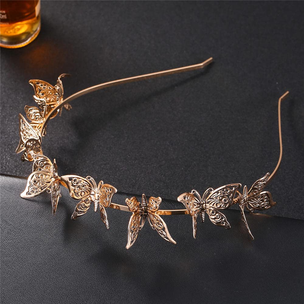 Butterfly Hair Clips for Women - Crystal Alloy Hair Accessories, Headbands & Kids Jewelry - Perfect for Christmas Gifts, Parties & Daily Wear