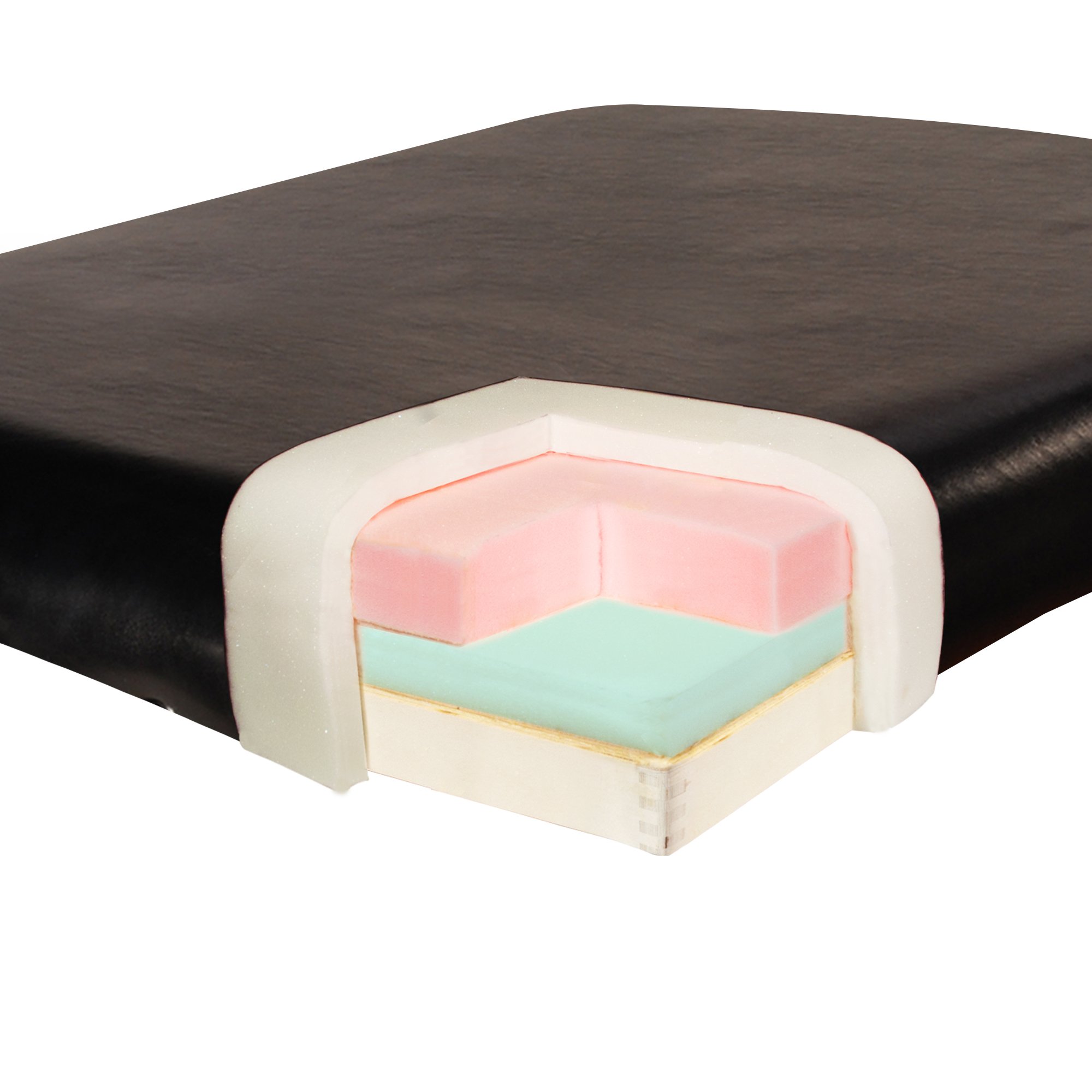 Professional Harvey Massage Table for Clinics, Spas & Acupuncture - Heavy-Duty Stationary Massage Bed with Adjustable Features (Black) - Perfect for Therapists, Chiropractors & Wellness Centers