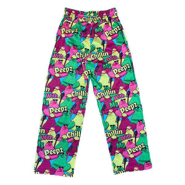 Youth & Adult Flow Peepz Lounge Pants - Soft Comfortable Casual Pajama Pants for Men and Women - Perfect for Home, Yoga, and Relaxation