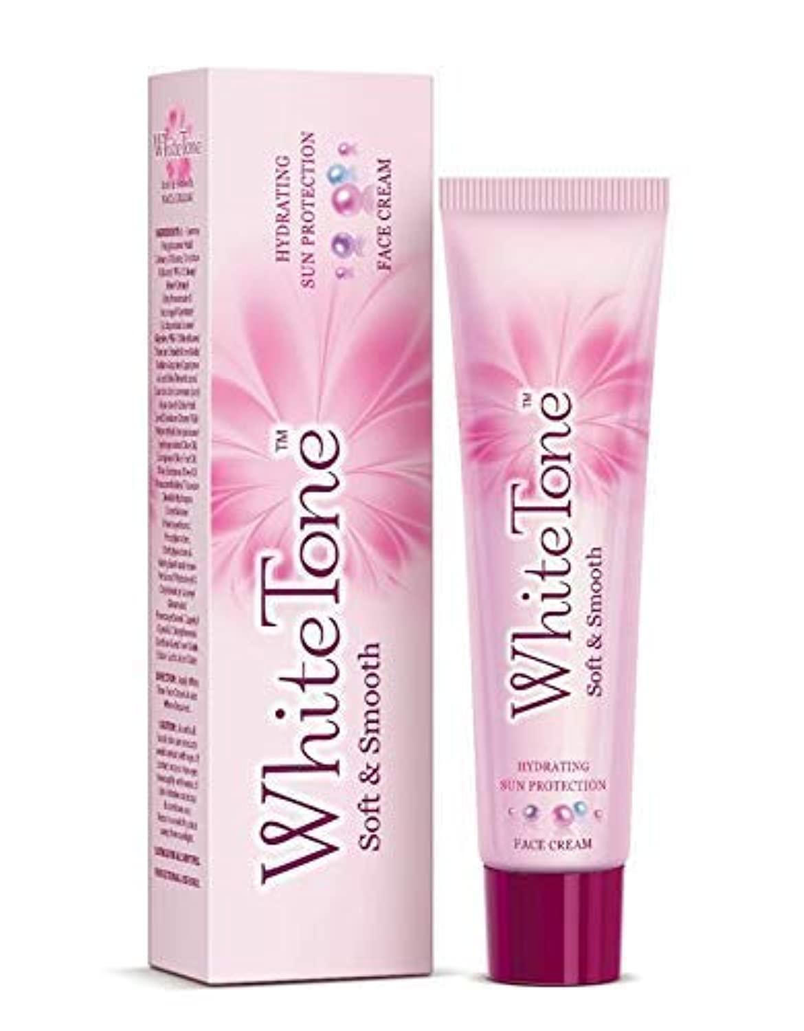 White Tone Soft & Smooth Face Cream 50gm - Brightening Moisturizer for Glowing Skin | Day & Night Hydration for Dry & Sensitive Skin
