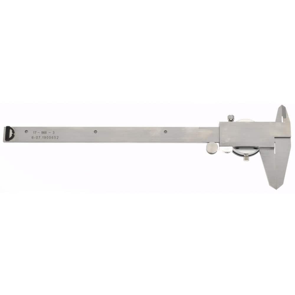 SPI 17-966-3 Dual Scale Inch/Metric Dial Caliper 0-8 Inch 0-200mm Precision Measuring Tool for Metalworking, Woodworking & Engineering - Workshop, DIY & Industrial Use