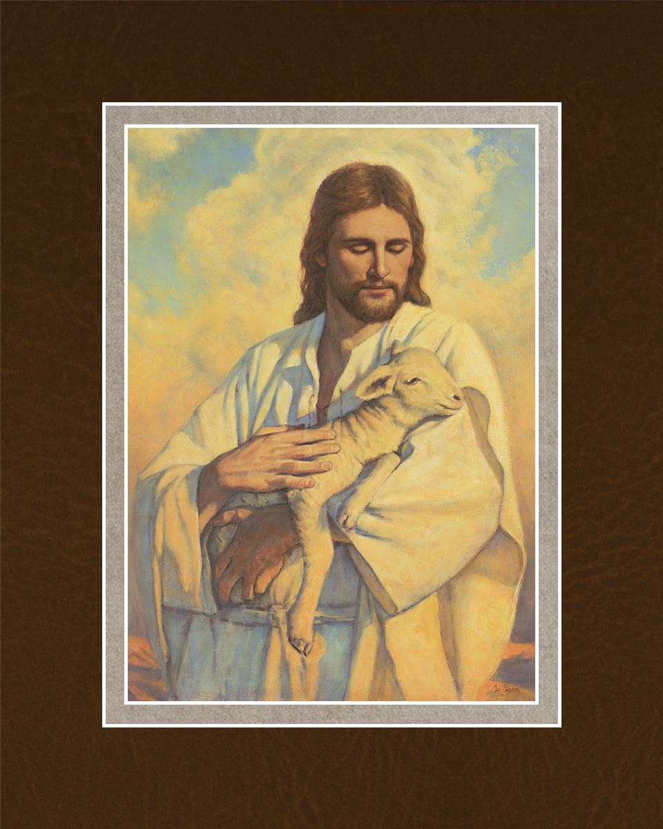 In His Arms By Del Parson - Religious LDS Art Print - Inspirational Christian Wall Decor for Home, Church & Office - Perfect for Gifts & Spiritual Spaces