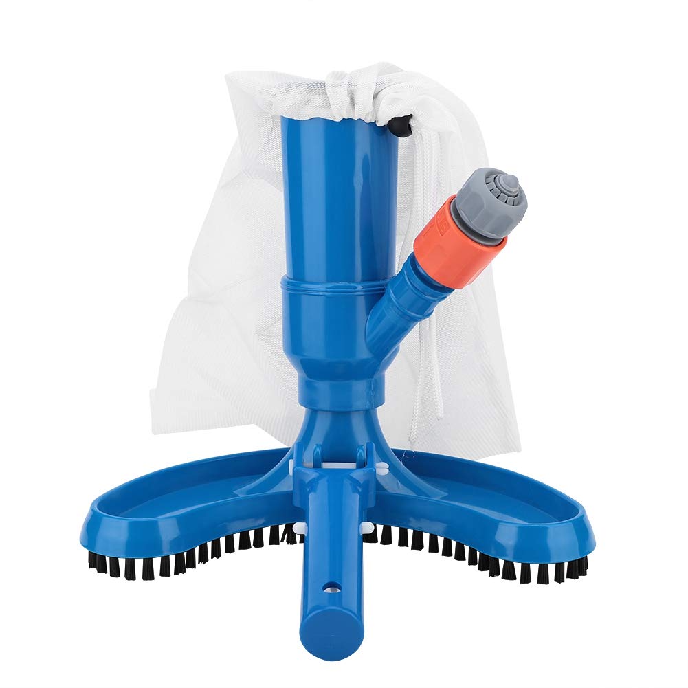 Portable Pool Vacuum Cleaner Brush Tool - Electric Swimming Pool, Spa, Pond & Hot Tub Cleaner for Small Pools | Easy Water Maintenance for Backyard, Garden & Home Use