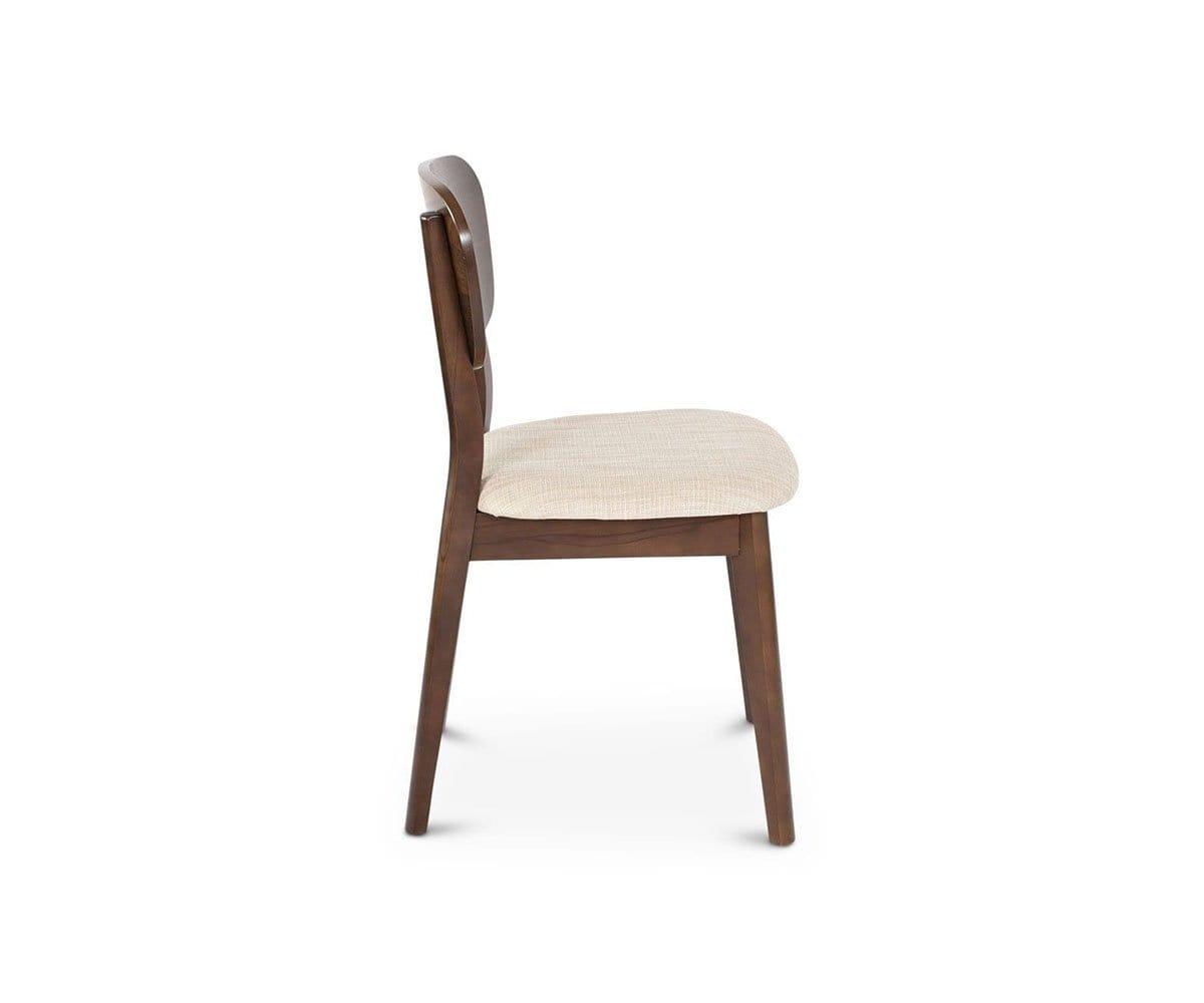 Juneau Dining Chair - Modern Wooden Kitchen Chairs with Cushion, Set of 2 - Perfect for Dining Room, Kitchen, Breakfast Nook & Home Decor