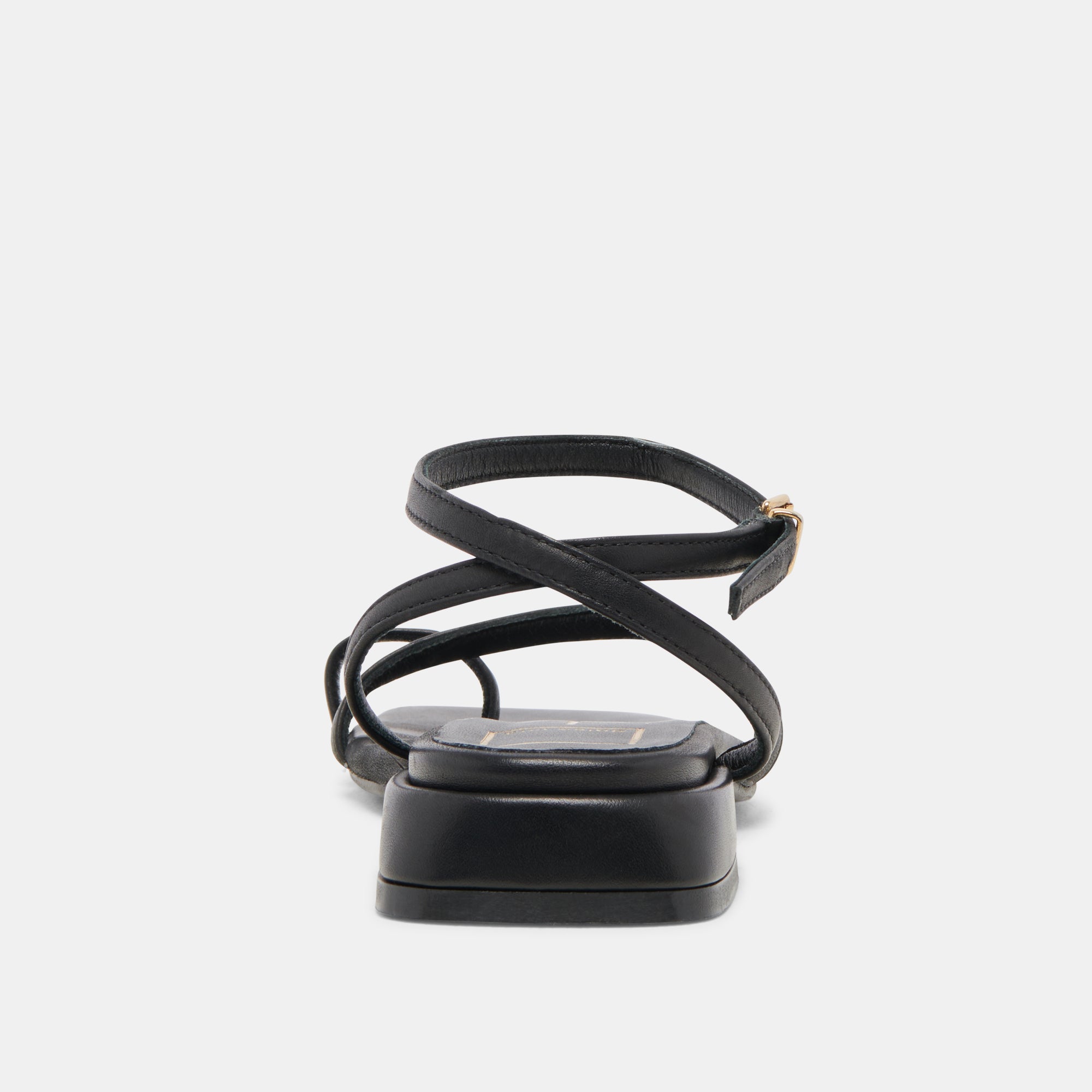 LEXI Black Leather Sandals for Women - Comfortable & Stylish Footwear for Summer, Beach, and Casual Outings