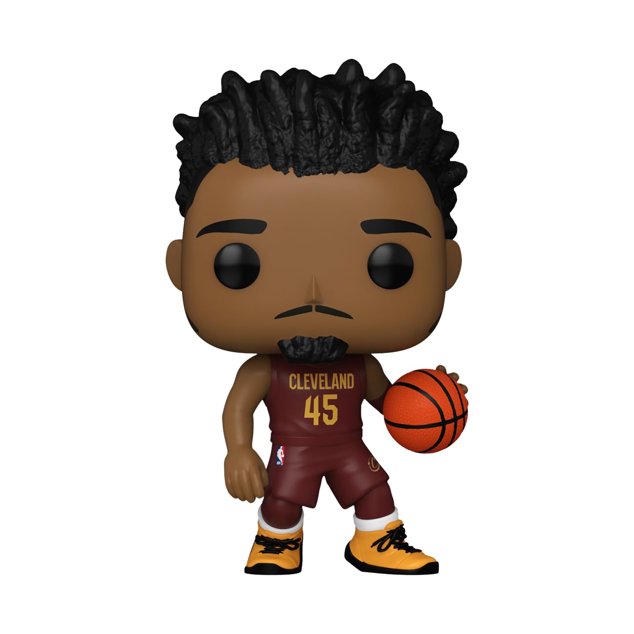 Funko POP! NBA: Donovan Mitchell Cleveland Cavaliers Vinyl Figure - Officially Licensed Collectible Toy for Kids & Adults - Perfect Gift for Basketball Fans, Collectors & Display Decor - Game Room, Office & Home Decor
