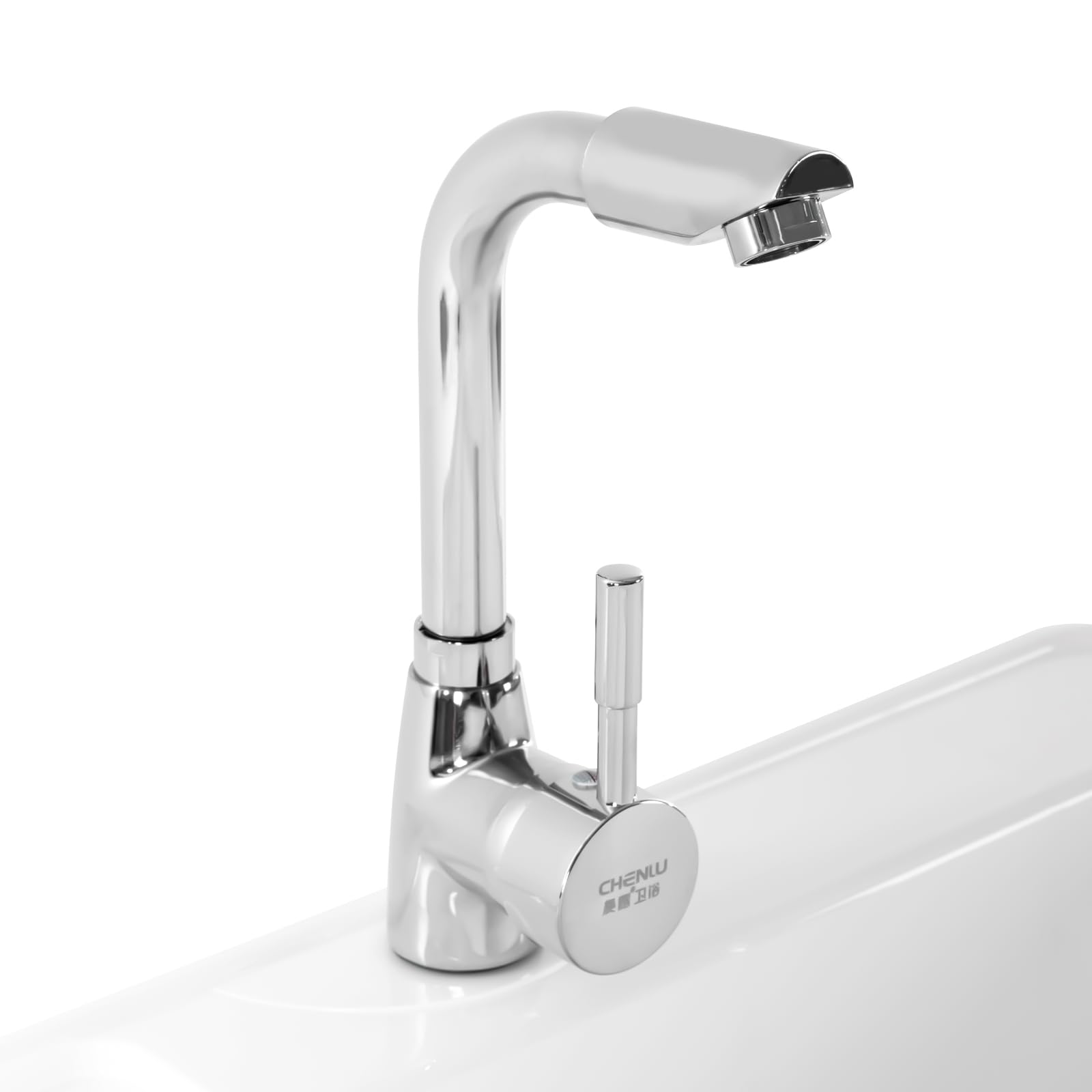 Large White Freestanding Utility Sink with Faucet & Removable Washboard - Spacious Laundry Tub for Laundry Room, Garage, Basement & Garden - Perfect for Washing Clothes, Cleaning Tools & Outdoor Use