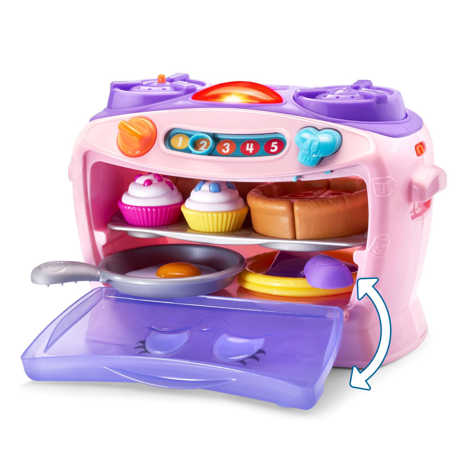 LeapFrog Number Lovin' Oven - Interactive Learning Toy for Kids Ages 2-5 | Pink Educational Baking Playset for Counting & Math Skills | Perfect for Pretend Play & Early Childhood Development