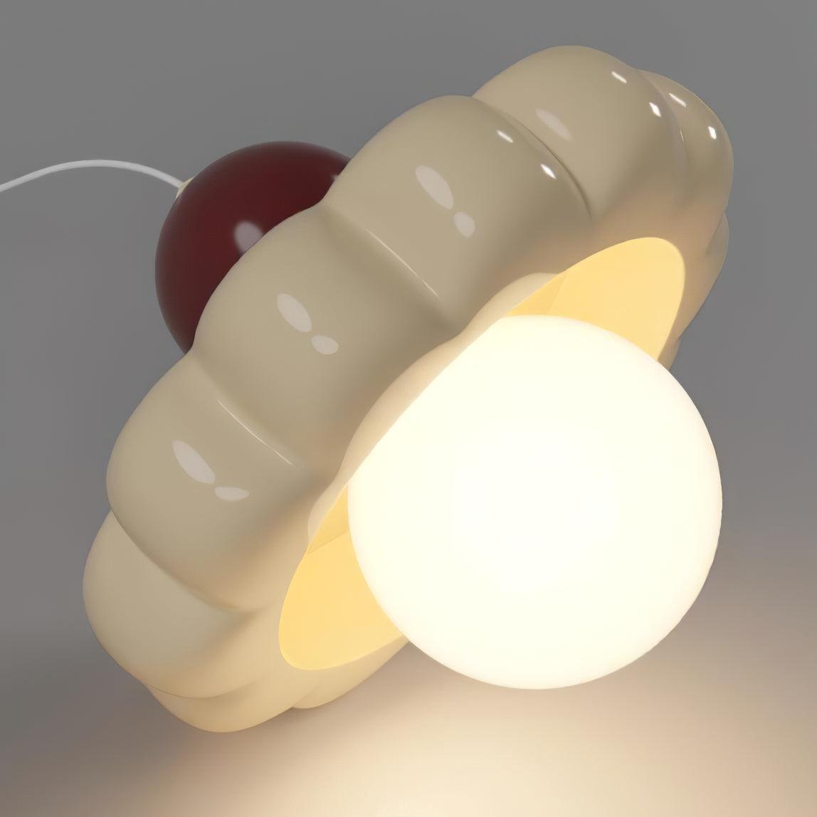 Stylish Cream Cloud Pendant Lamp - Modern Hanging Light Fixture for Bedroom, Living Room & Dining Room Decor