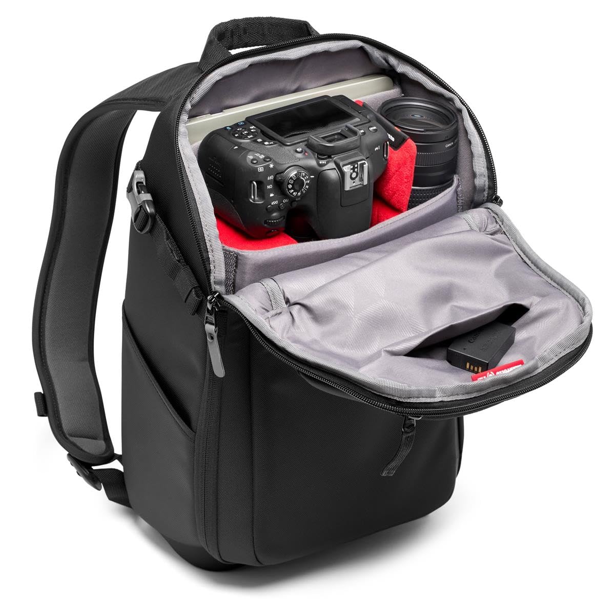 Manfrotto Advanced Compact III Camera Backpack - Waterproof DSLR/Mirrorless Camera Bag with Laptop Compartment (Up to 15.6