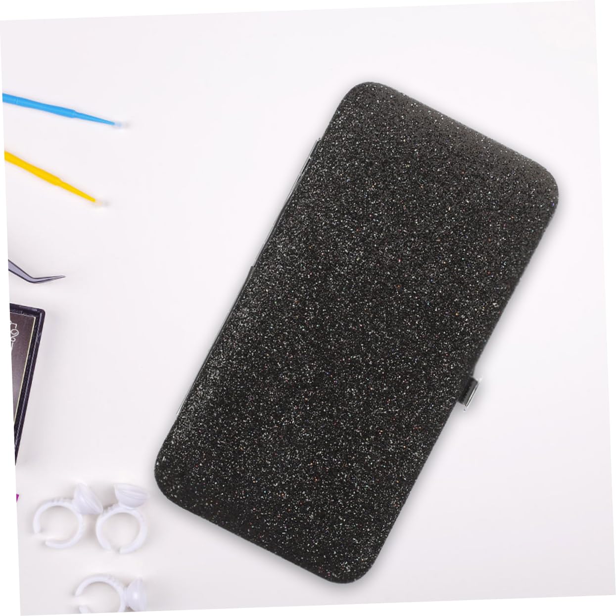 2pcs Travel Eyelash Tweezer Holder Bag - Portable Lash Tweezer Storage Case for Beauty Tools - Perfect for Salon, Makeup Artists & Home Use