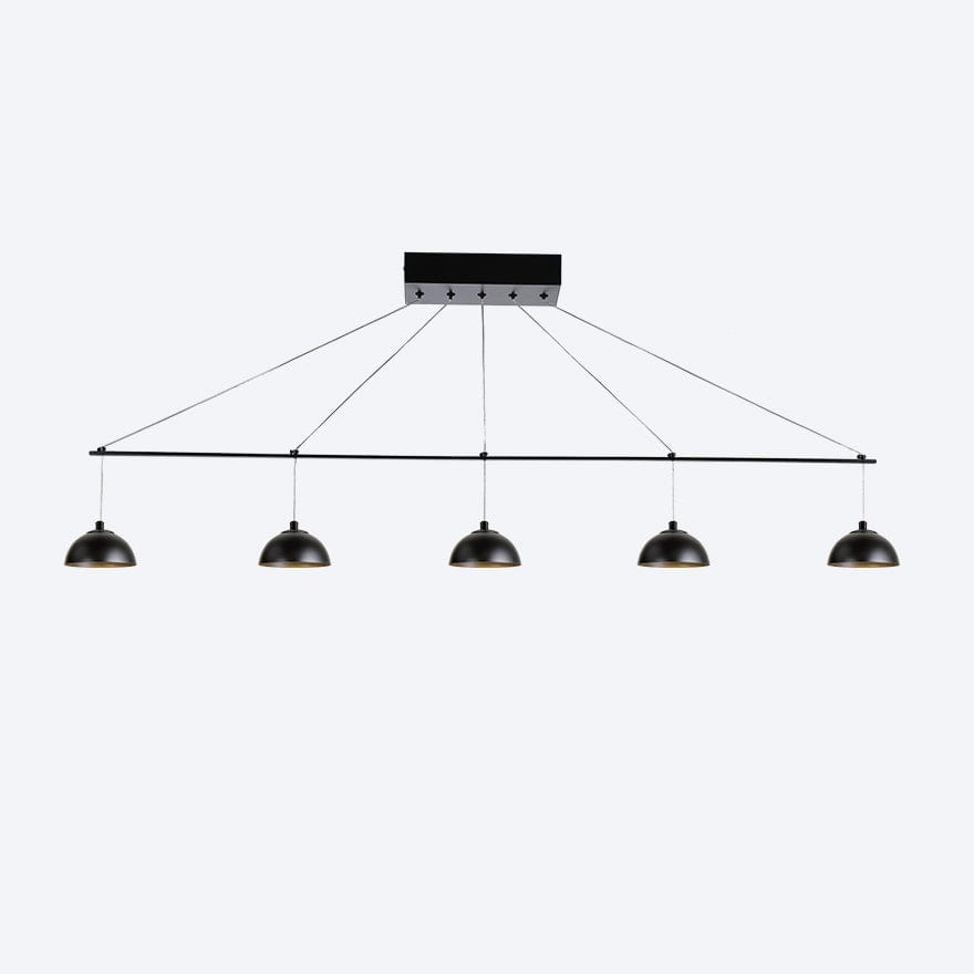 ZORO LINEAR 5 LED Pendant Light with Yosh Shade - Dimmable Modern Lighting for Kitchen Island, Dining Room & Bedroom